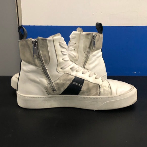 OTD On This Day men’s High Top Zip combat boot sneakers 8.5 - Picture 6 of 10